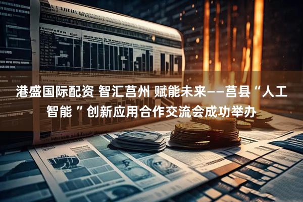 港盛国际配资 智汇莒州 赋能未来——莒县“人工智能 ”创新应用合作交流会成功举办